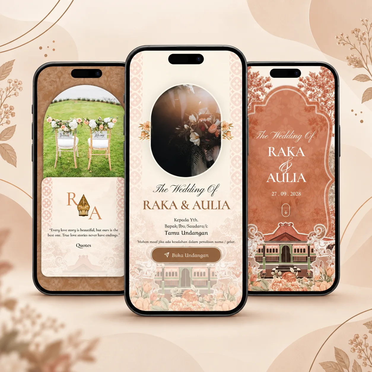 Pratinjau tema Adat Jawa